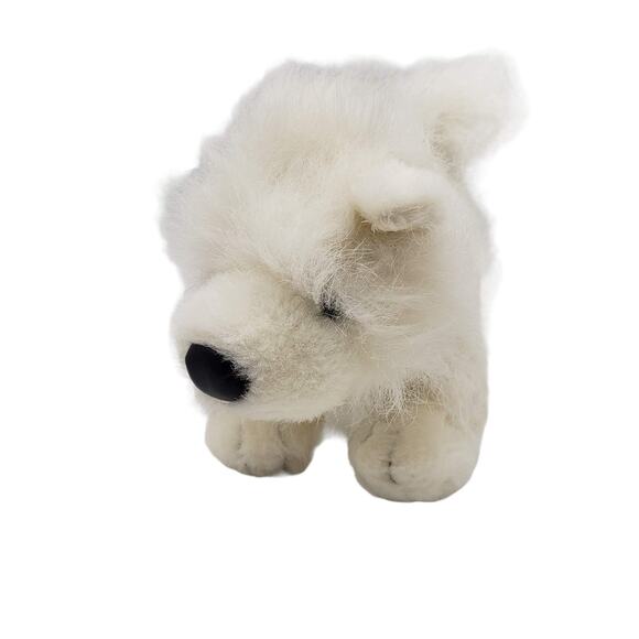 Ganz  Webkins Samoyed Puppy Dog White 9'' Plush Stuffed Animal No Code - Picture 1 of 10